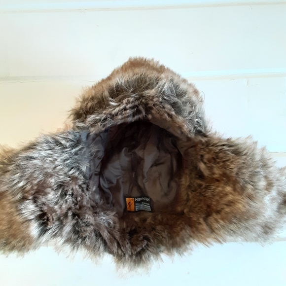 Orange Trooper Trapper Faux Fur Winter Hat - Picture 4 of 7